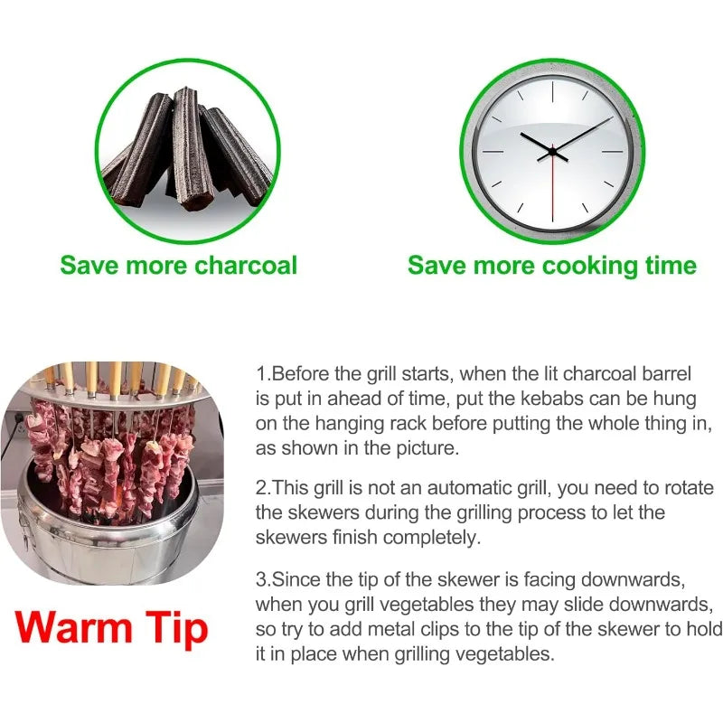 Charcoal Grill Smokeless Grill Cooking WildPeak