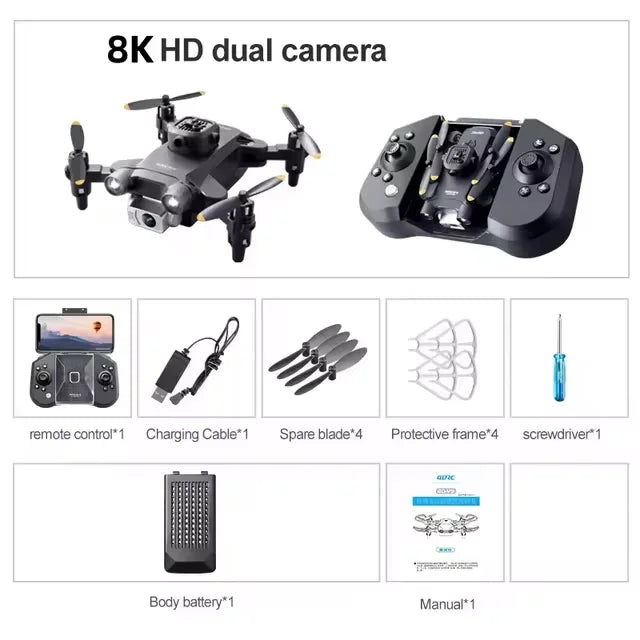 XIAOMI 4DRC V30 Mini Drone with Camera HD 4K 1080P FPV RC WildPeak