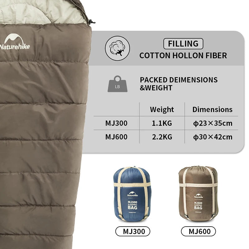 Naturehike Sleeping Bag MJ600 -12℃
