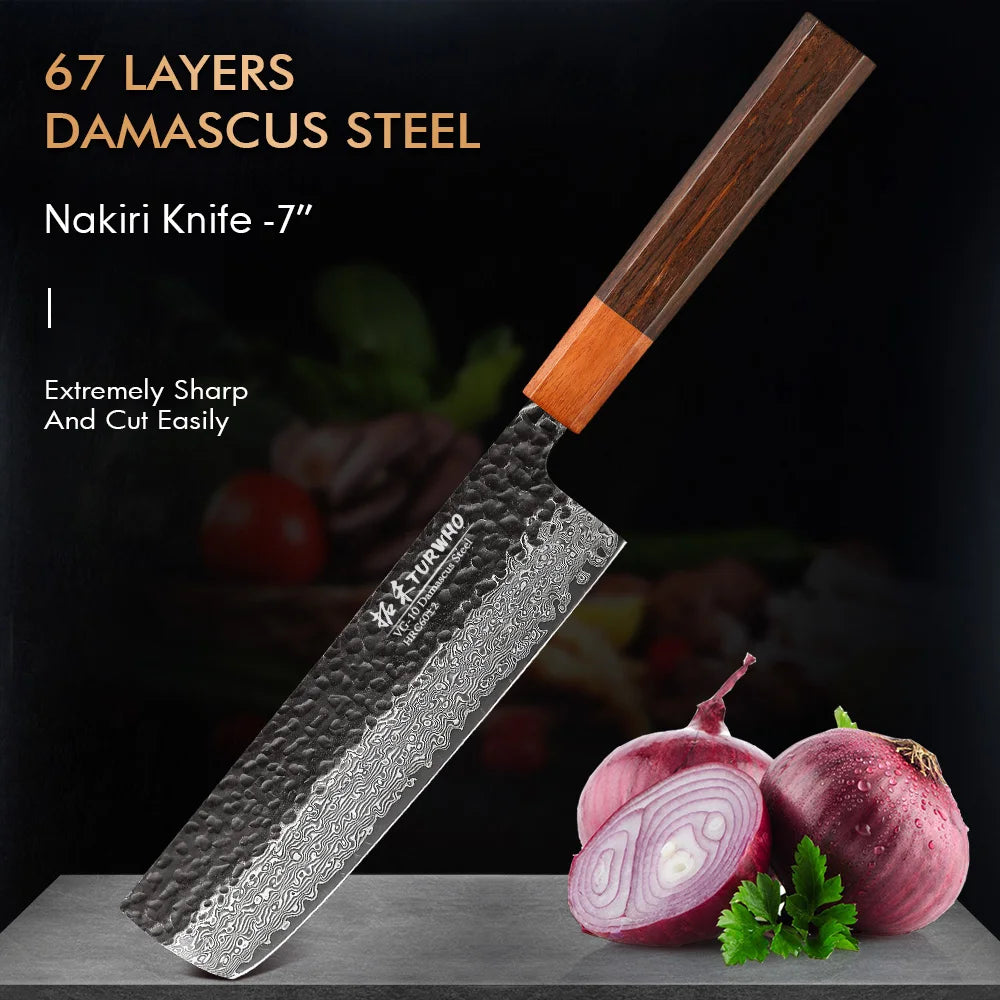 Nakiri Japanese Damascus WildPeak