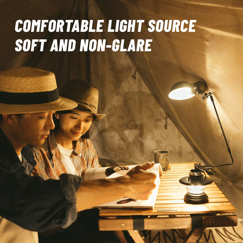 Naturehike Camping Table Lamp 360 Degree Adjustable Waterproof
