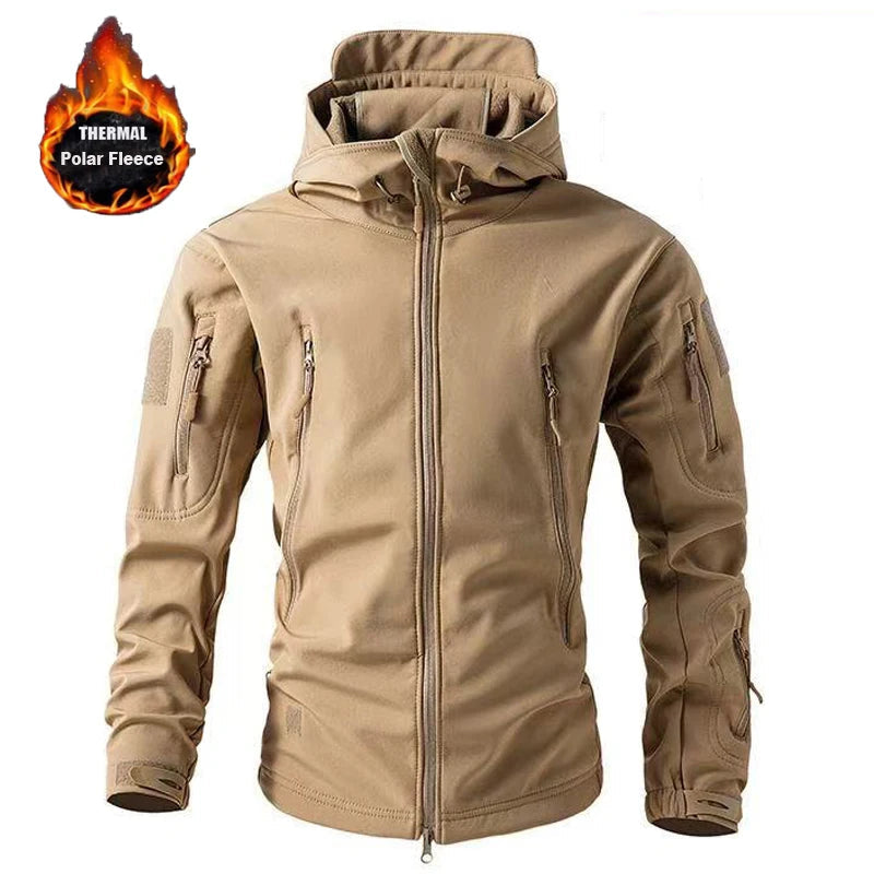 Men's Winter Autumn Softshell Fleece Jackets WildPeak