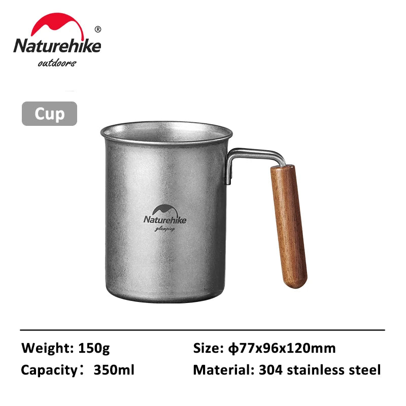 Naturehike Outdoor Tableware Stainless Steel