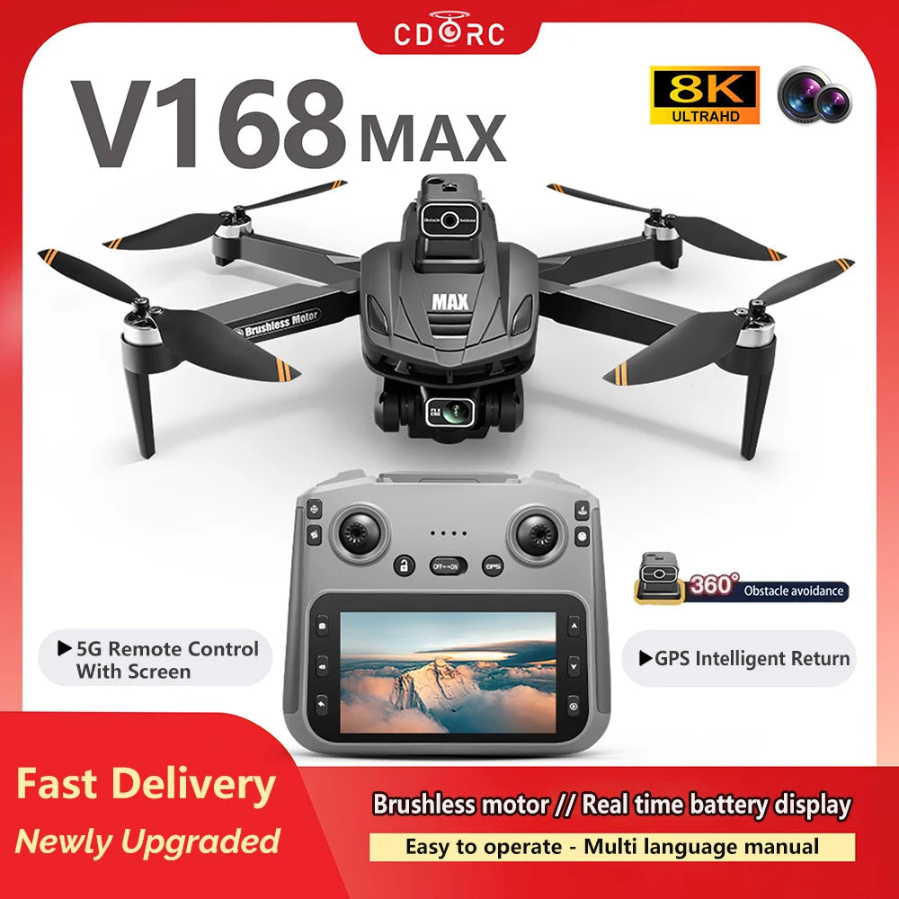 V168 Max Drone 8K WildPeak