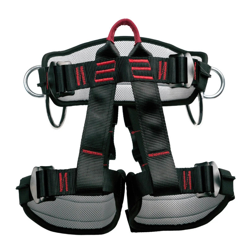 Camping Safety Belt 25KN Outdoor Rock Climbing Outdoor Expand Training Half Body Harness Protective Supplies Survival Equipment WildPeak