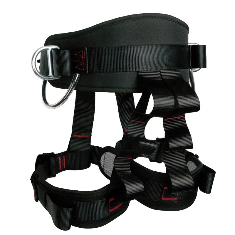 Camping Safety Belt 25KN Outdoor Rock Climbing Outdoor Expand Training Half Body Harness Protective Supplies Survival Equipment WildPeak