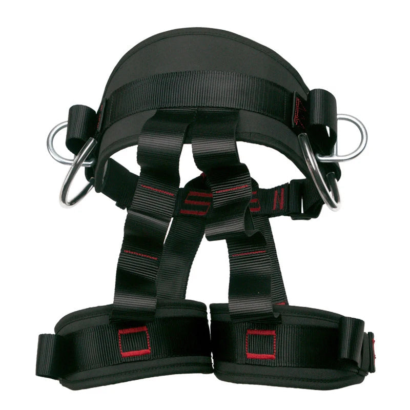 Camping Safety Belt 25KN Outdoor Rock Climbing Outdoor Expand Training Half Body Harness Protective Supplies Survival Equipment WildPeak