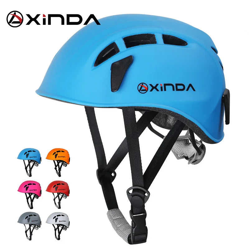 Xinda Outdoor Rock Climbing Helmet Speleology Mountain Rescue Equipment To Expand Safety Helmet Caving Work Helmet WildPeak
