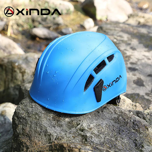 Xinda Outdoor Rock Climbing Helmet Speleology Mountain Rescue Equipment To Expand Safety Helmet Caving Work Helmet WildPeak