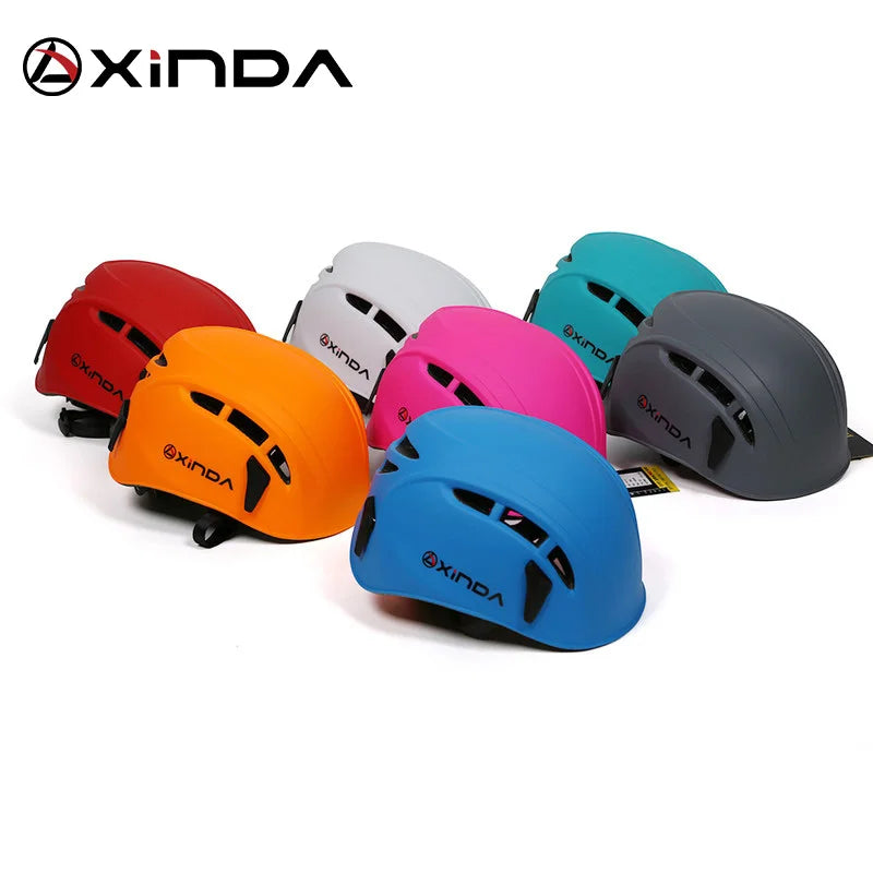 Xinda Outdoor Rock Climbing Helmet Speleology Mountain Rescue Equipment To Expand Safety Helmet Caving Work Helmet WildPeak