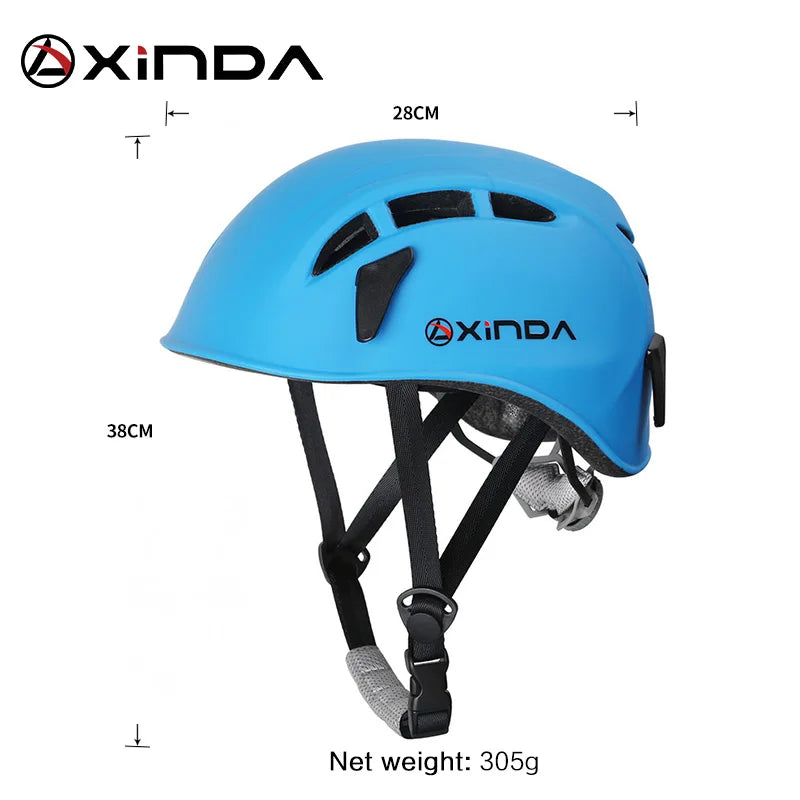 Xinda Outdoor Rock Climbing Helmet Speleology Mountain Rescue Equipment To Expand Safety Helmet Caving Work Helmet WildPeak