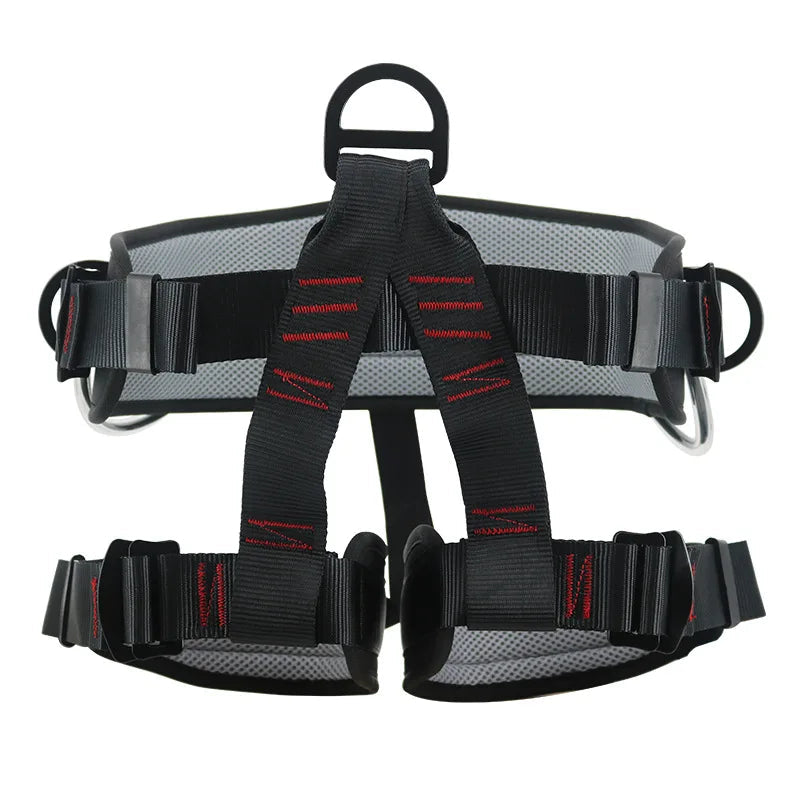 Camping Safety Belt 25KN Outdoor Rock Climbing Outdoor Expand Training Half Body Harness Protective Supplies Survival Equipment WildPeak