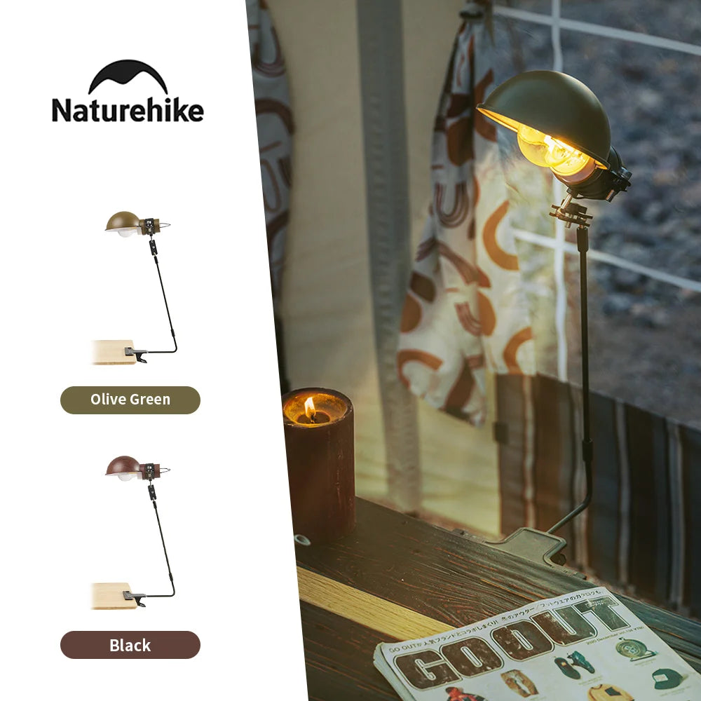 Naturehike Camping Table Lamp 360 Degree Adjustable Waterproof