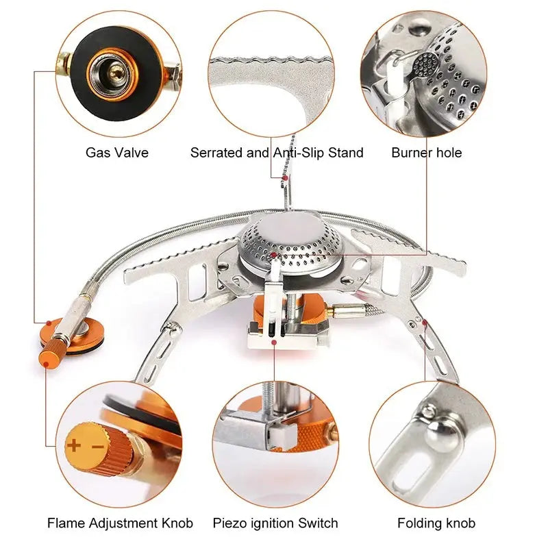 Camping Gas Stove Portable WildPeak
