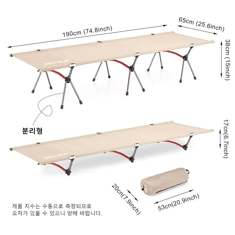 Camping Cot Portable Folding Bed WildPeak
