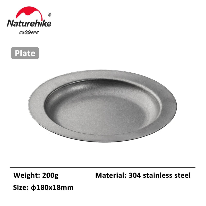 Naturehike Outdoor Tableware Stainless Steel