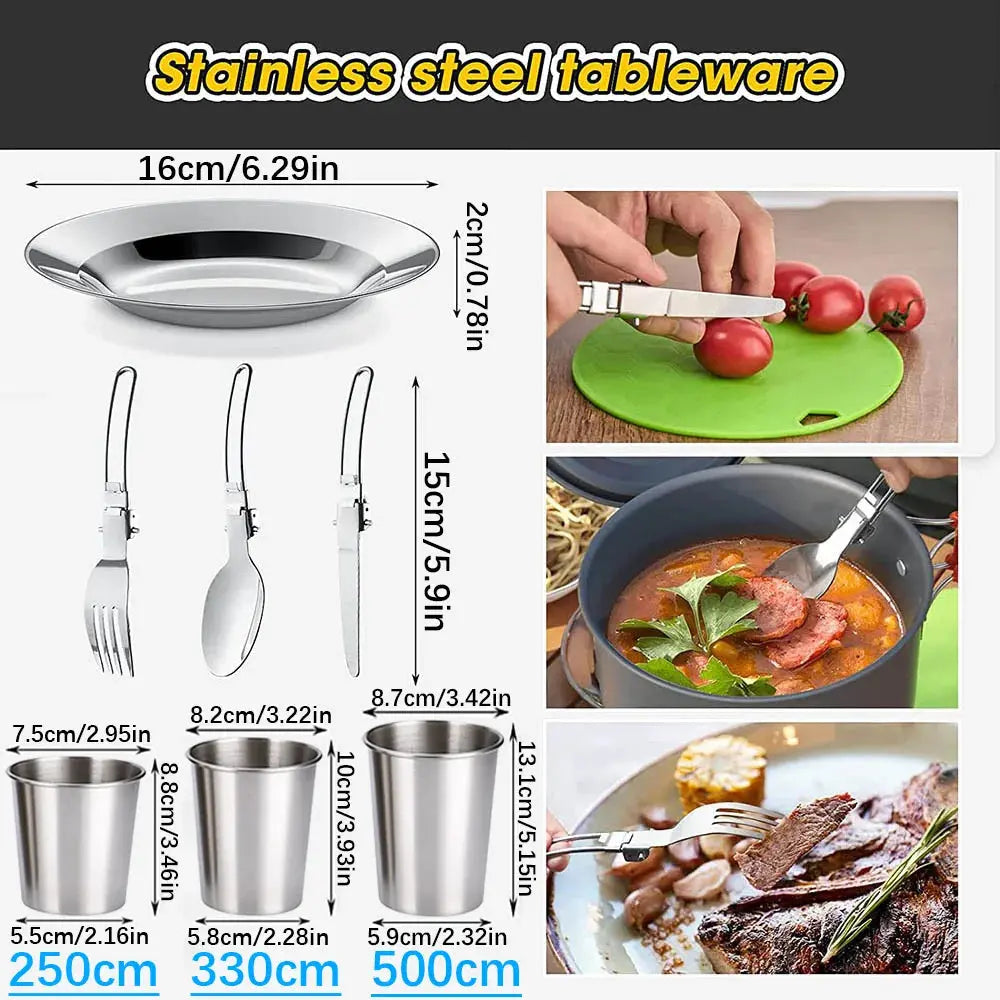 Camping Cookware Set WildPeak