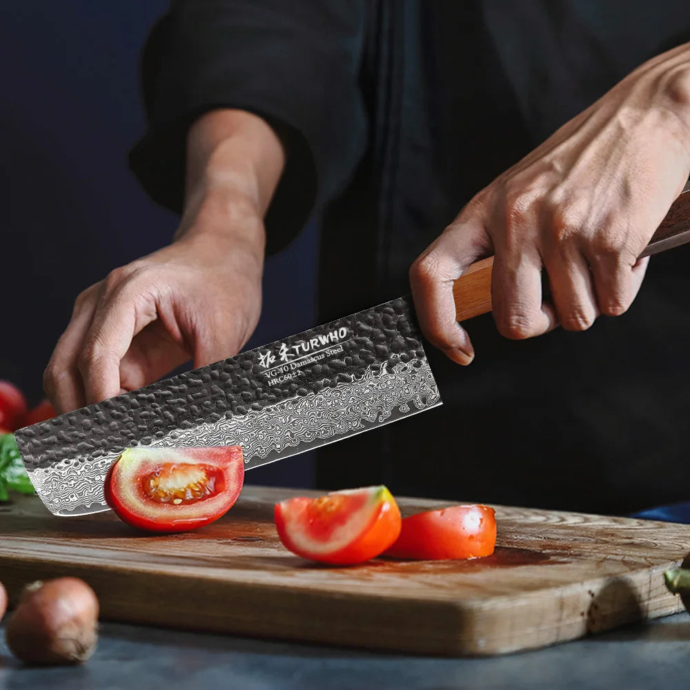 Nakiri Japanese Damascus WildPeak