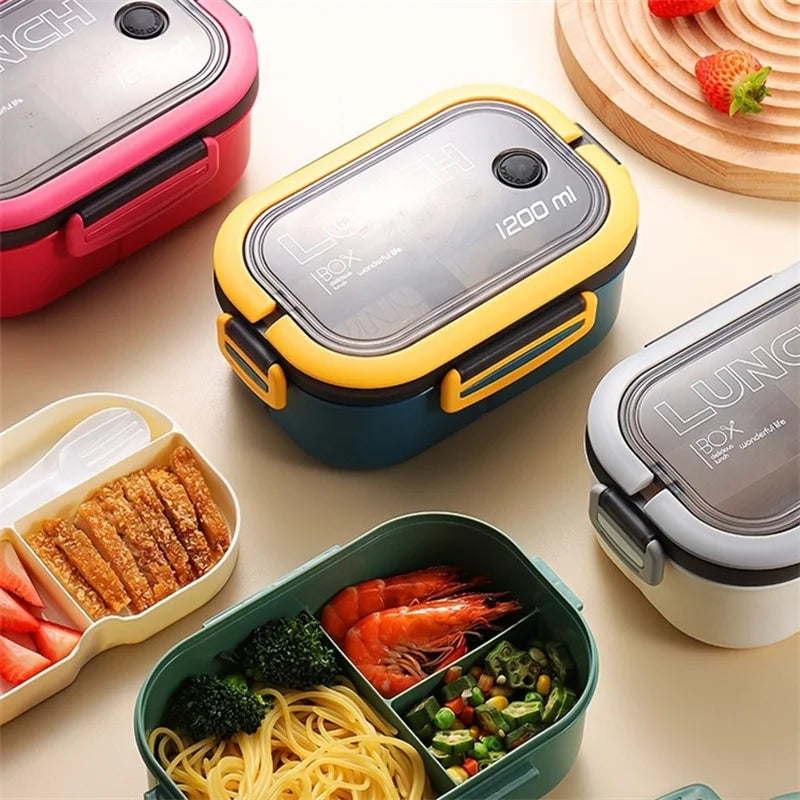 2 Layer Bento Lunch Box With Spoon Fork WildPeak