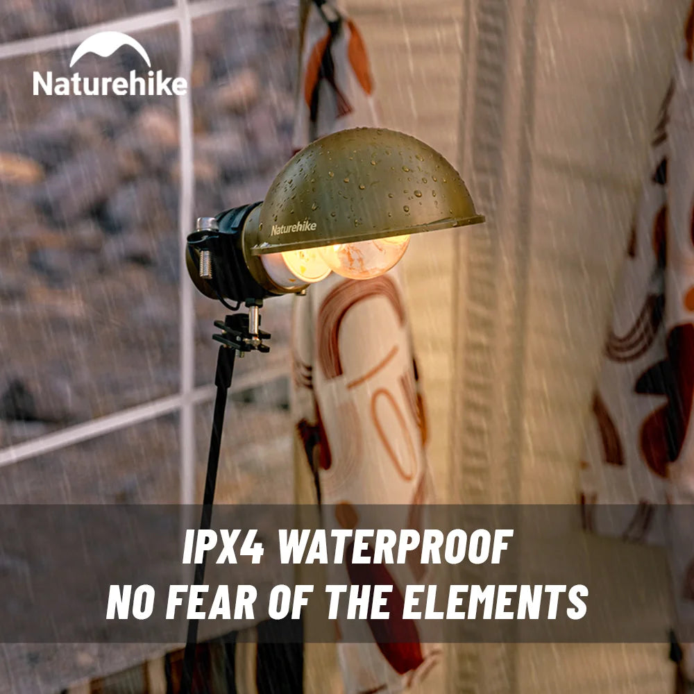 Naturehike Camping Table Lamp 360 Degree Adjustable Waterproof