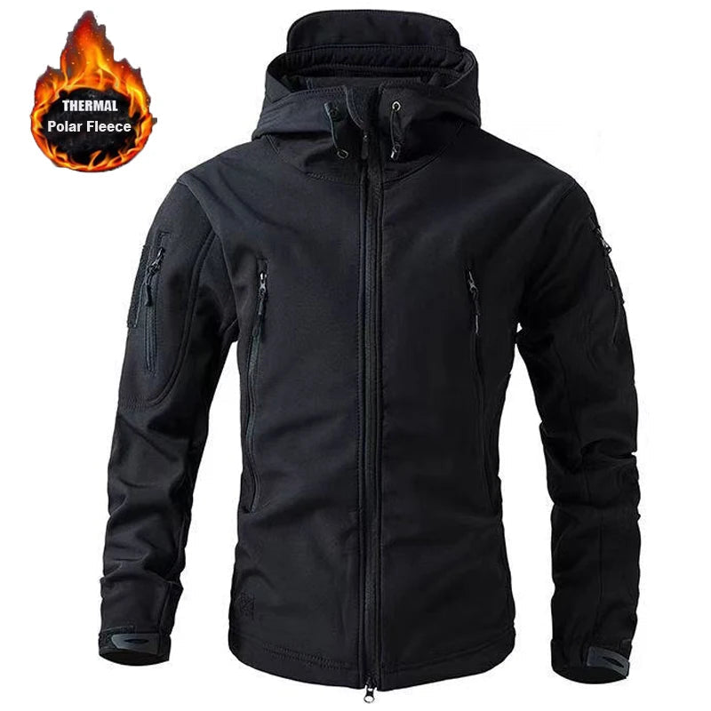 Men's Winter Autumn Softshell Fleece Jackets WildPeak
