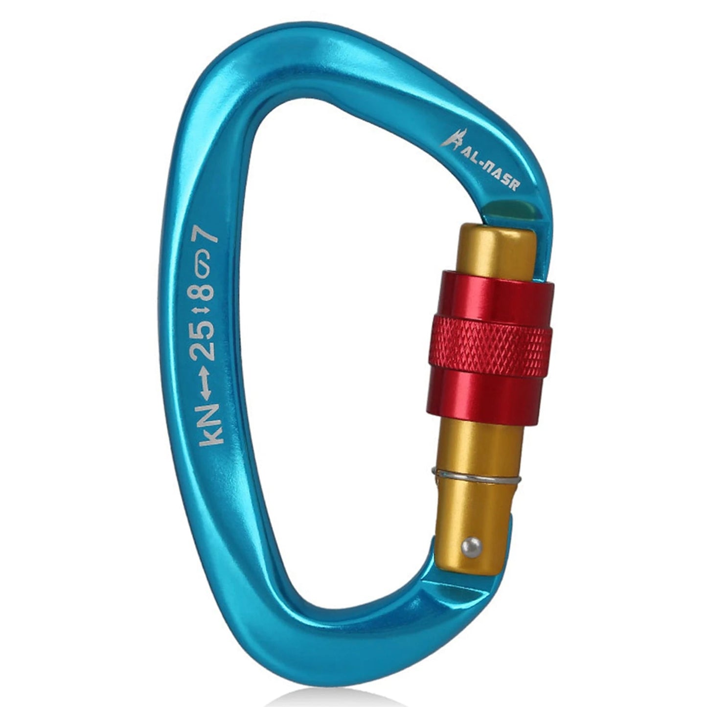 25KN D-shape Carabiner Screw Locking WildPeak