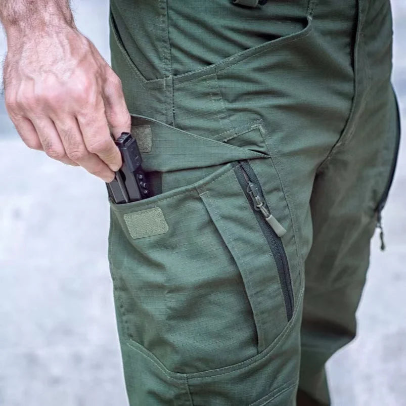 Men's Spring Autumn City Cargo Elastic Pants Trekking Hiking WildPeak