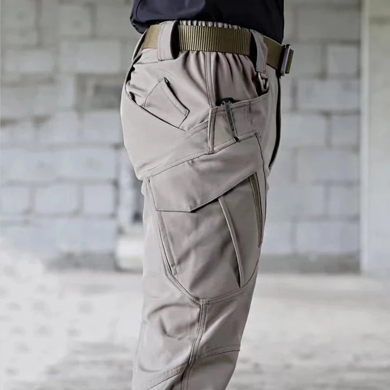 Men's Spring Autumn City Cargo Elastic Pants Trekking Hiking WildPeak
