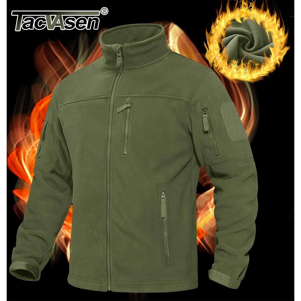 TACVASEN Fleece Jacket Soft WildPeak
