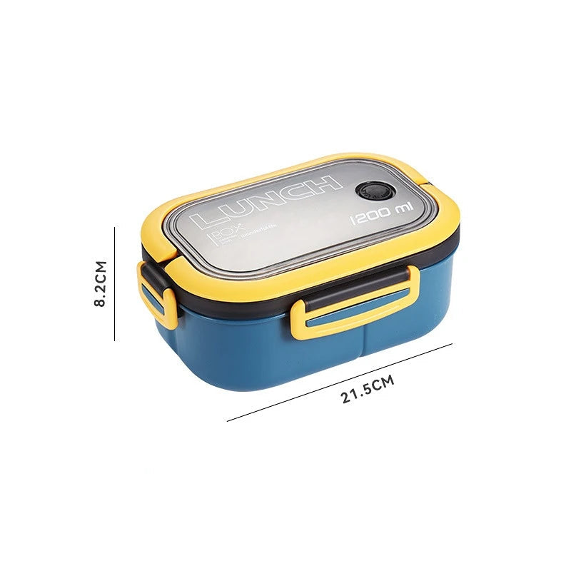 2 Layer Bento Lunch Box With Spoon Fork WildPeak