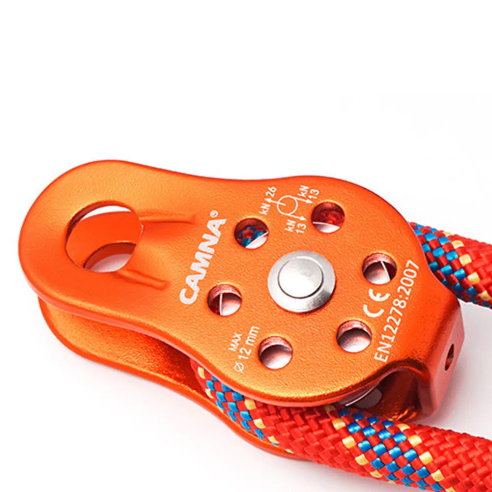 26KN Single Swivel Rope Pulley 12mm WildPeak