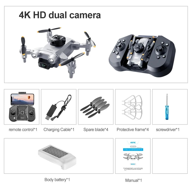 XIAOMI 4DRC V30 Mini Drone with Camera HD 4K 1080P FPV RC WildPeak