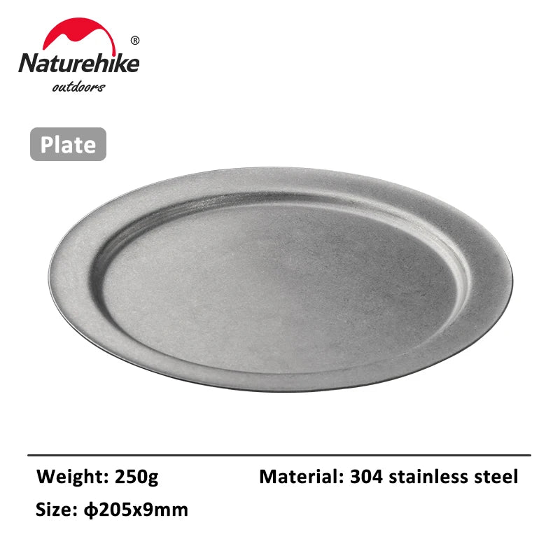 Naturehike Outdoor Tableware Stainless Steel