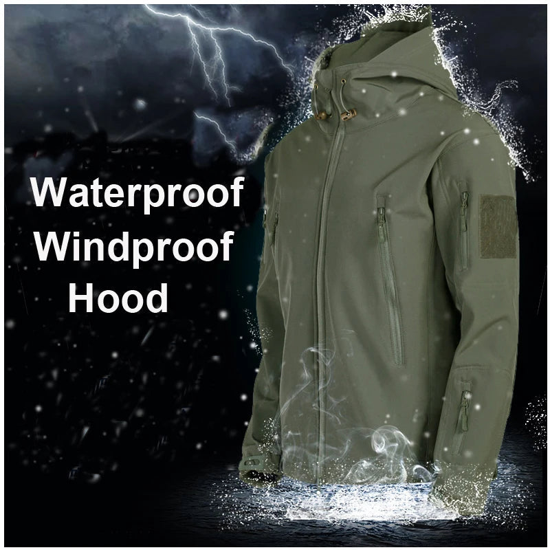 Men's Winter Autumn Softshell Fleece Jackets WildPeak