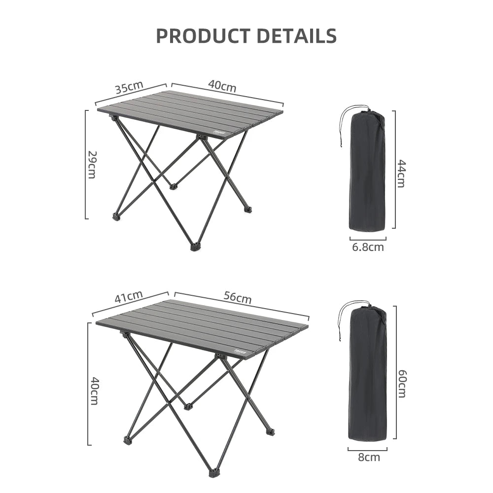 Aluminium Camping Folding Table WildPeak