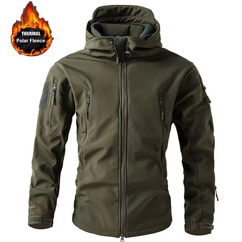 Men's Winter Autumn Softshell Fleece Jackets WildPeak