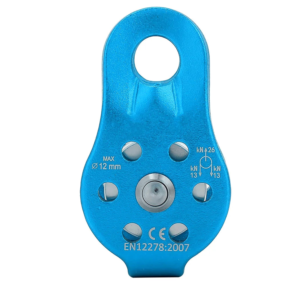 26KN Single Swivel Rope Pulley 12mm WildPeak