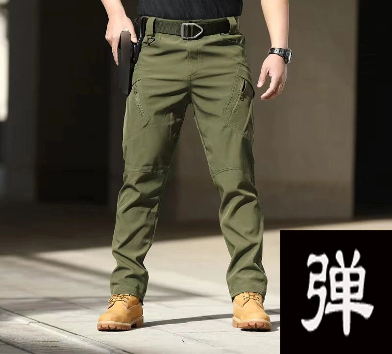 Men's Spring Autumn City Cargo Elastic Pants Trekking Hiking WildPeak