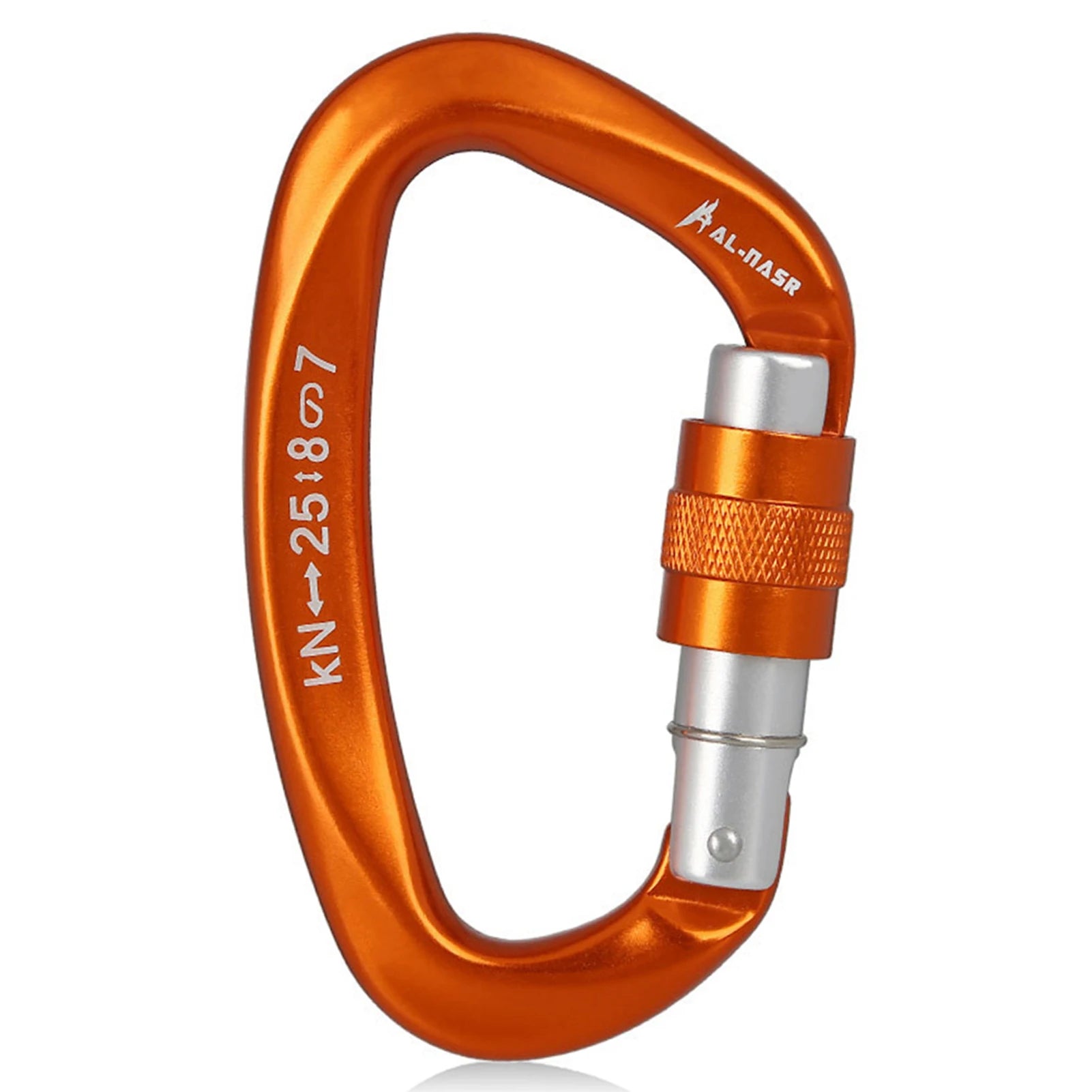 25KN D-shape Carabiner Screw Locking WildPeak