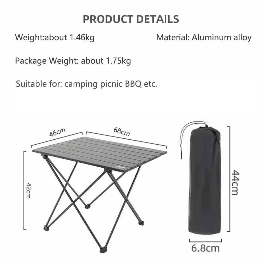 Aluminium Camping Folding Table WildPeak