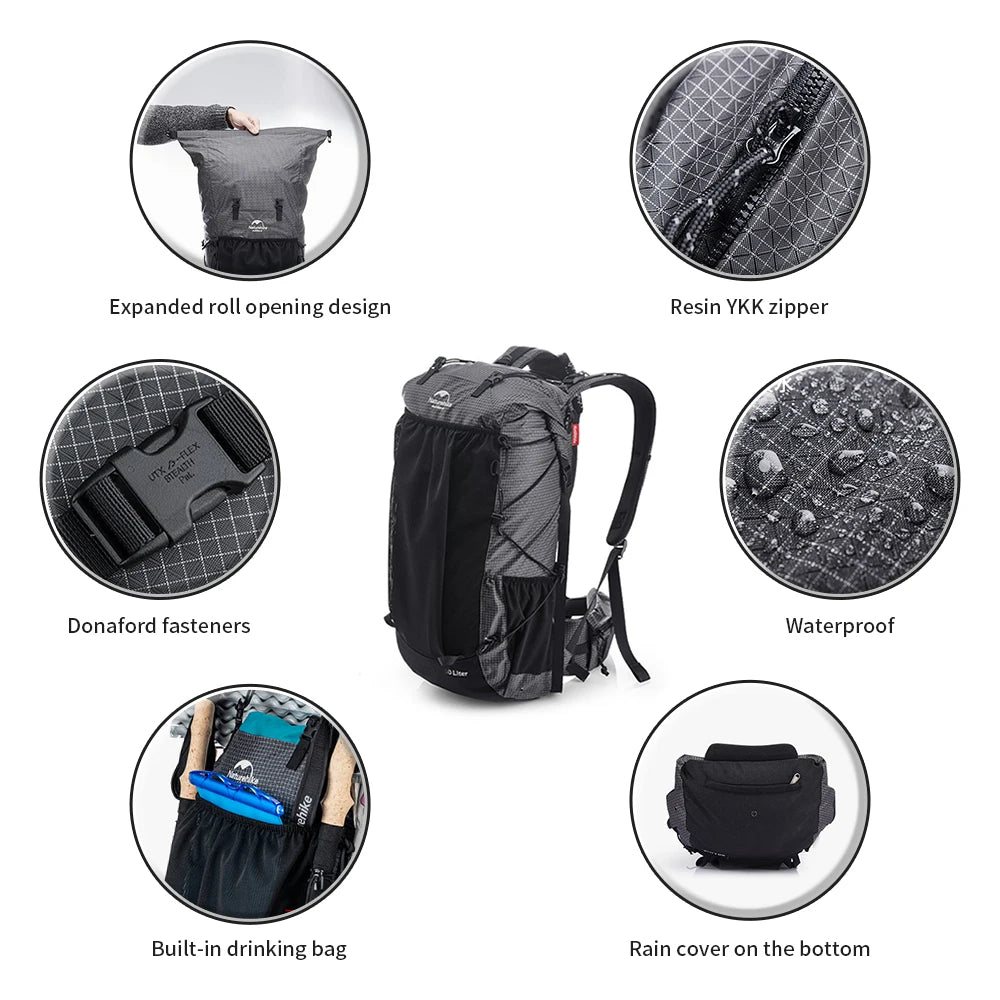 Naturehike Hiking Backpack Outdoor Sports Bag 40/60+5L