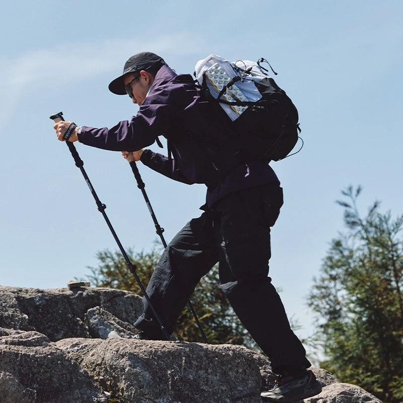 Naturehike Trekking Pole 2pcs 62-135cm 3Sections Carbon Fiber