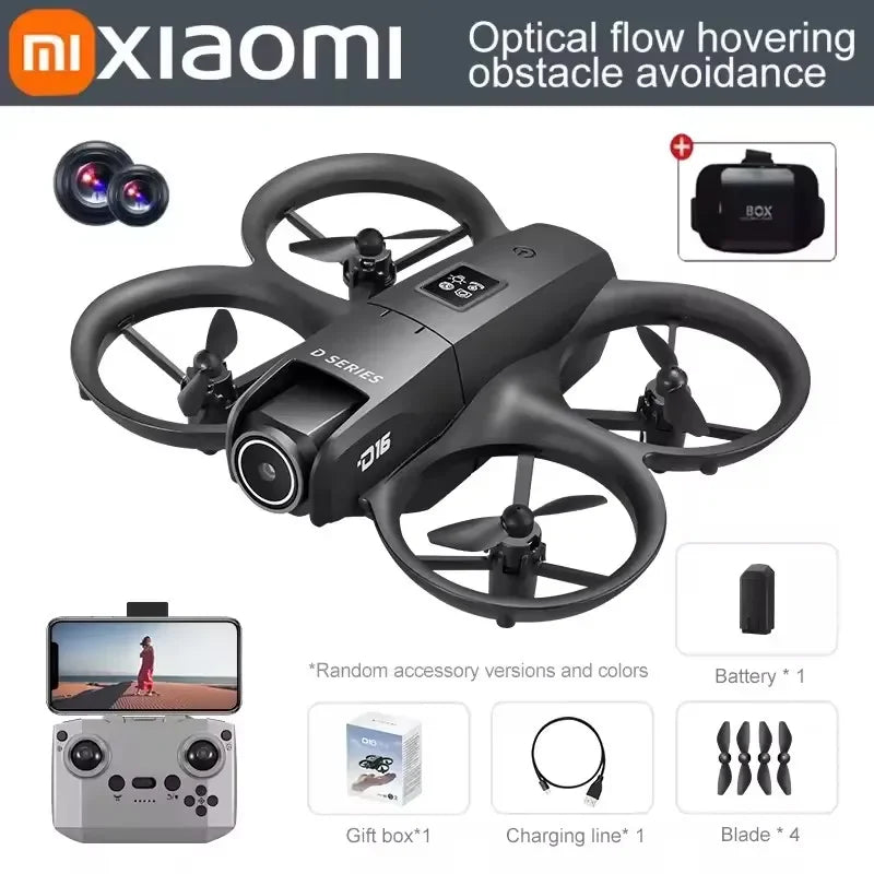 Xiaomi D16 Mini Drone 8K HD Dual Camera 180° WildPeak