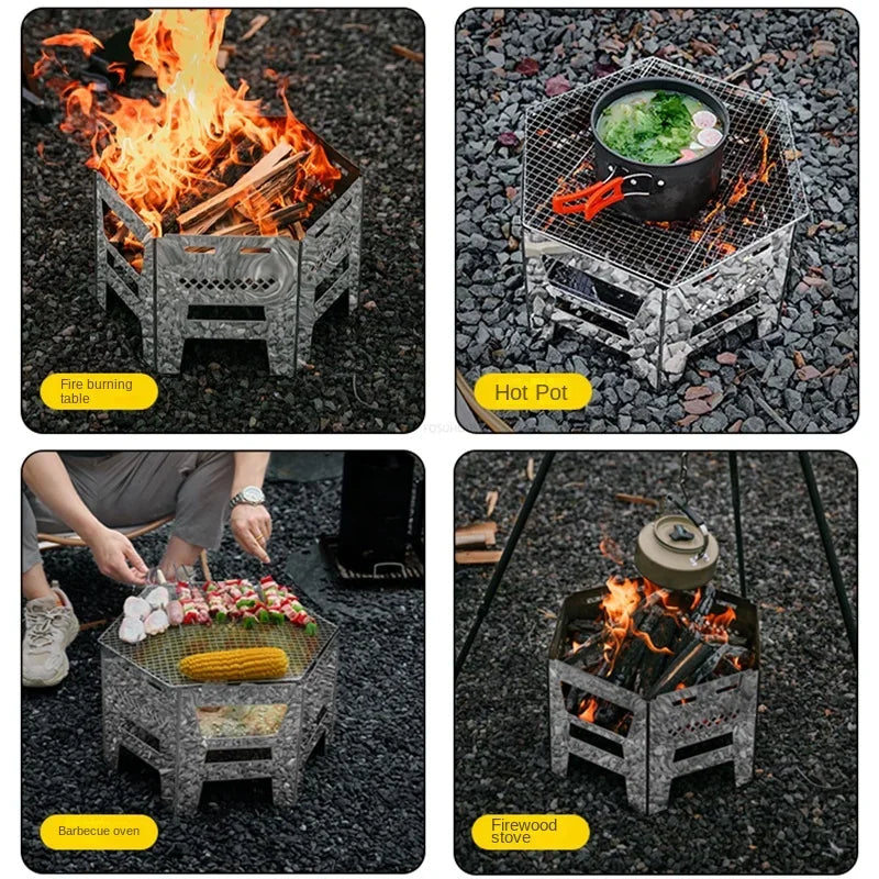 Hexagonal Fire Pits WildPeak