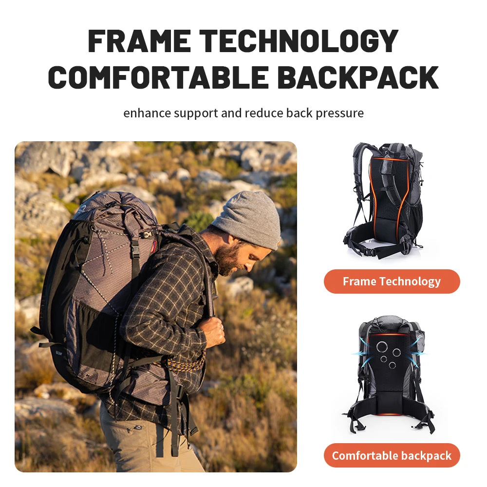 Naturehike Hiking Backpack Outdoor Sports Bag 40/60+5L