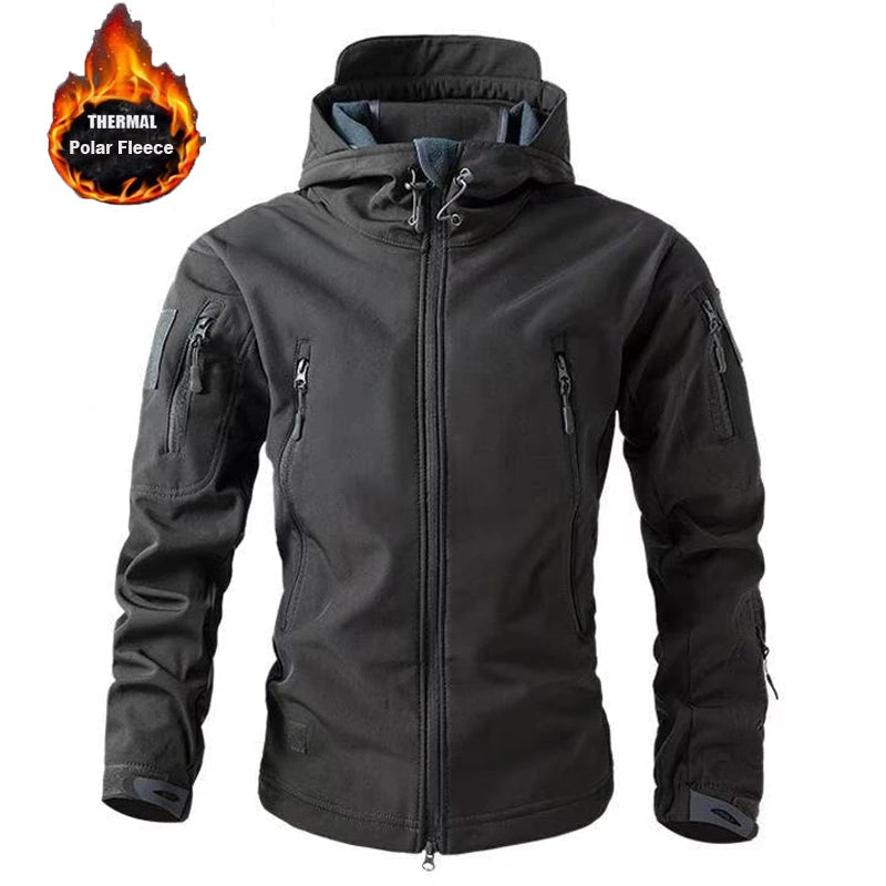 Men's Winter Autumn Softshell Fleece Jackets WildPeak