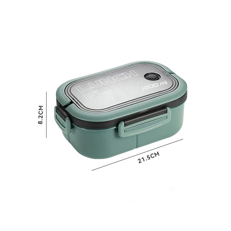 2 Layer Bento Lunch Box With Spoon Fork WildPeak