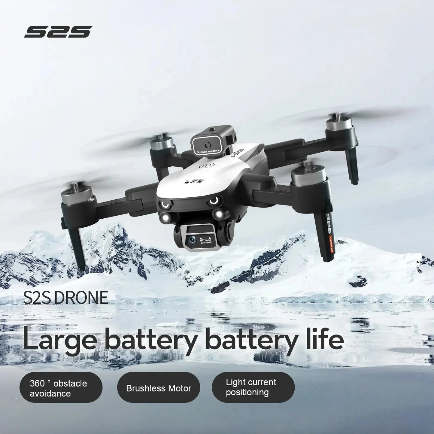 S2S Mini Drone 8K HD Camera Obstacle Avoidance WildPeak