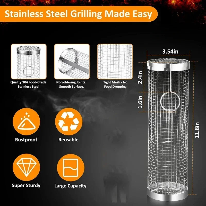 Barbecue Cage Rolling Grilling WildPeak