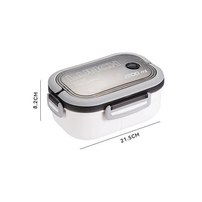 2 Layer Bento Lunch Box With Spoon Fork WildPeak